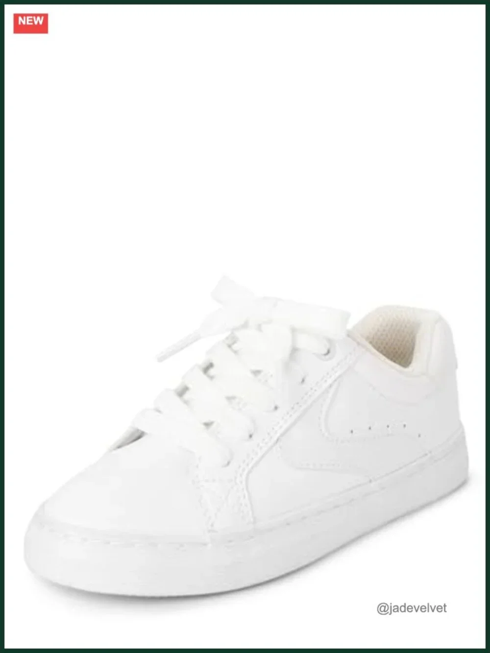 Boys Toddler Uniform Low Top Sneakers - Faux Leather, Hook-and-Loop